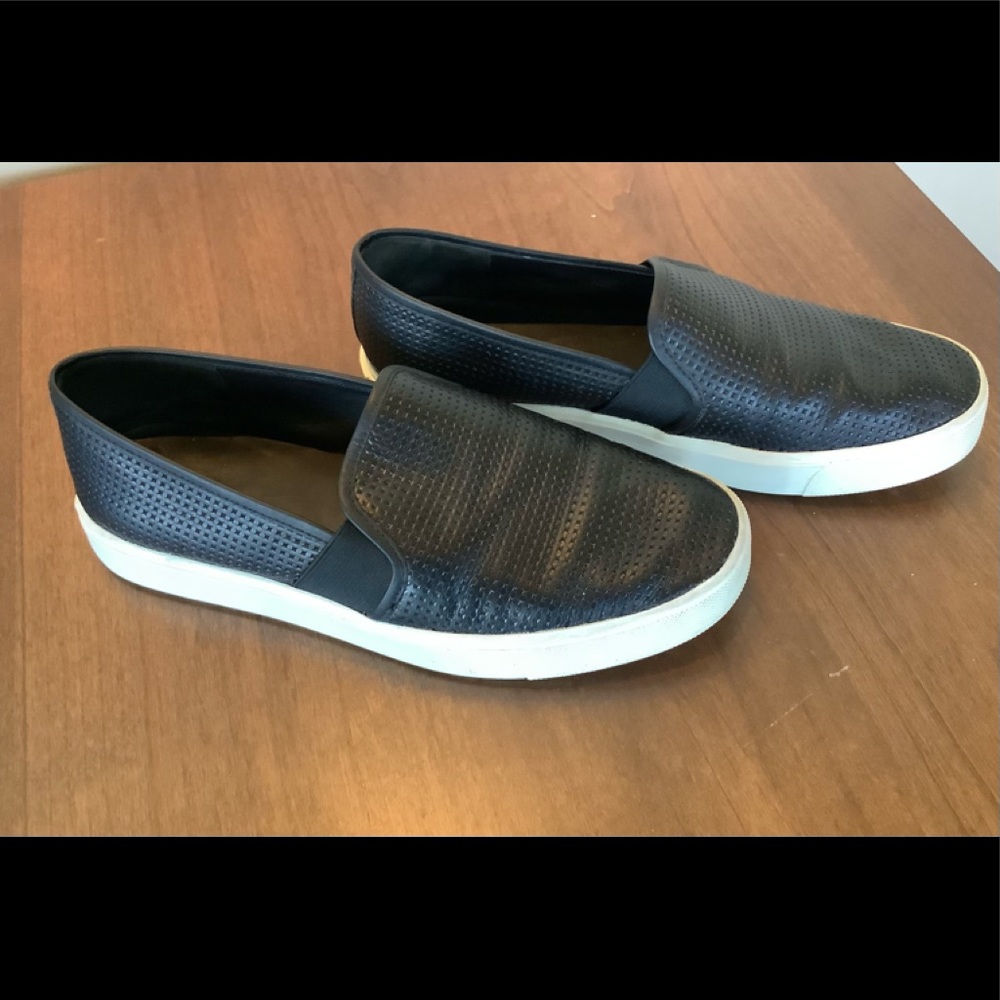 Vince Slide On Black W6